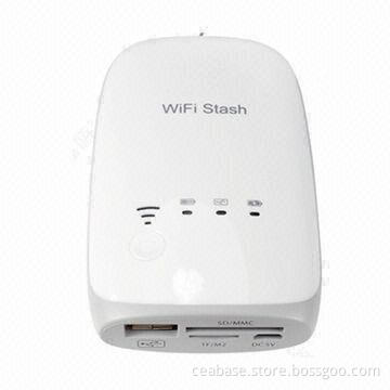 Wi-Fi Card Reader for iPhone 4S/5, iPad 2/3/4/Mini, Wi-Fi Stash
